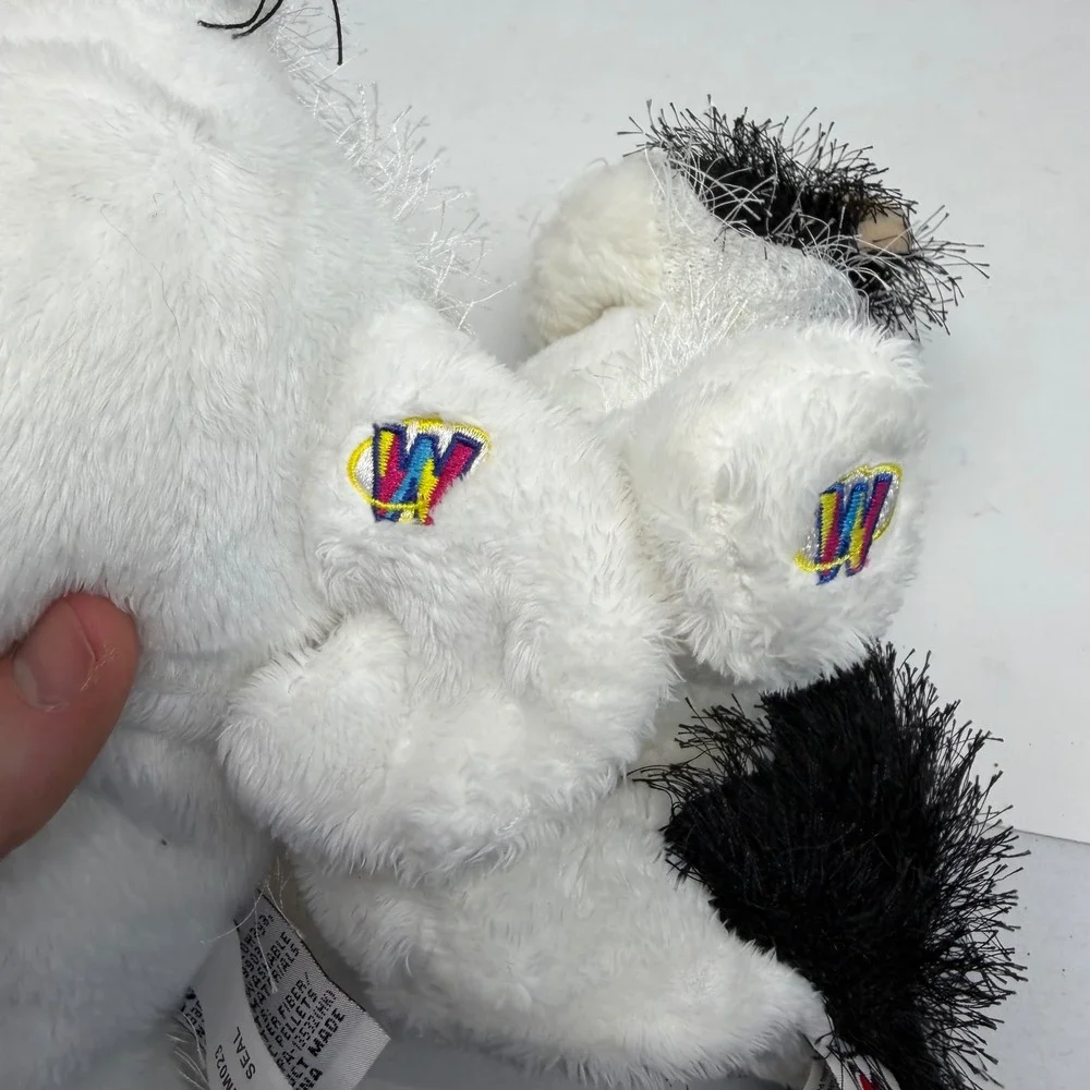 Ganz Webkinz Plush Lot Harp Seal HM023 & Black and White Cat HM016 Set of 2